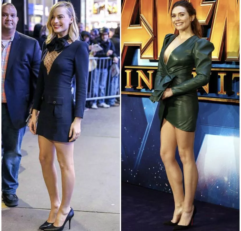 Margot Robbie and Liz Olsen make me such a beta please Dom me as them Margot Robbie and Liz Olsen make me such a beta please Dom me as them