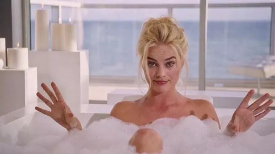 Margot Robbie with an all time tease