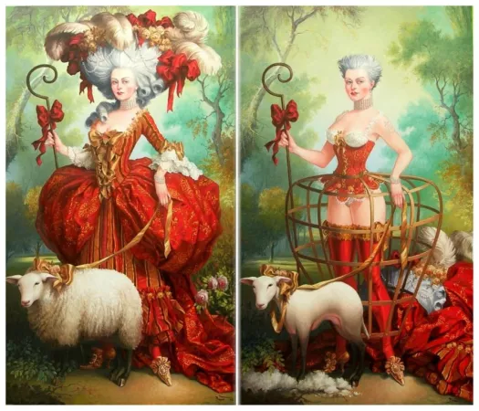 Marie Antoinette Strip Tease by Thierry Bruet Marie Antoinette Strip Tease by Thierry Bruet