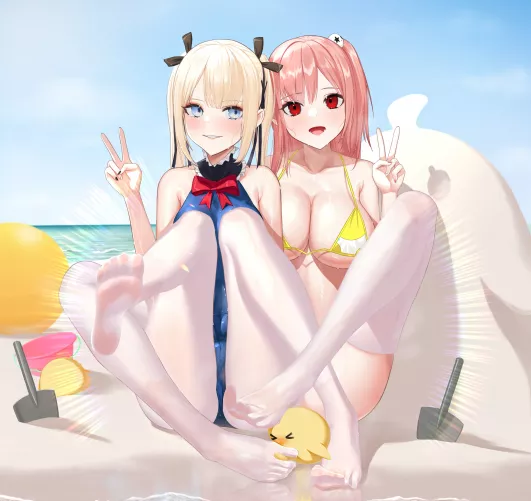 Marie Rose & Honoka (DOA & Azur Lane Special Event)