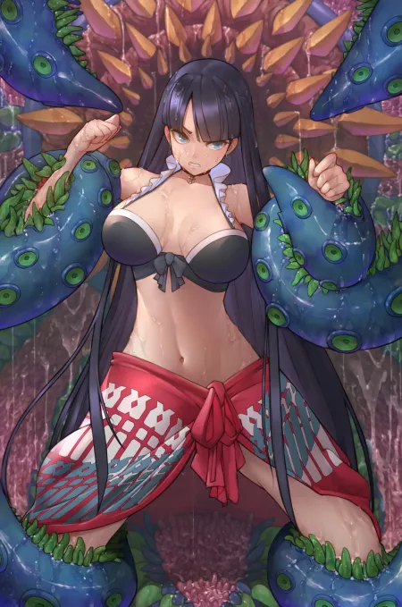Martha caught by a tentacle monster (cero320) Martha caught by a tentacle monster (cero320)