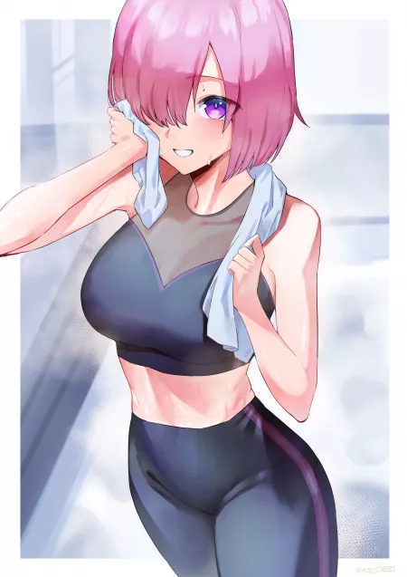 Mashu finished up at the Gym Mashu finished up at the Gym