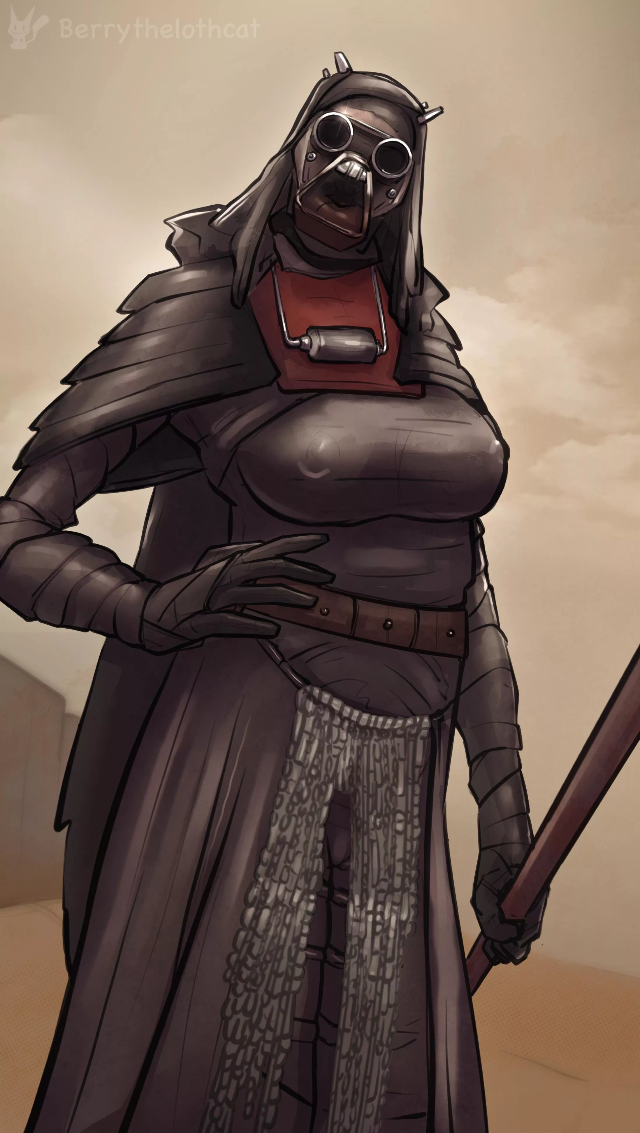 Massive Tusken warrior commission (Berrythelothcat)