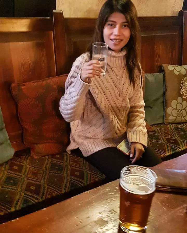 Mate, your Gf has joined us in the pub for a few beers, she will be late home