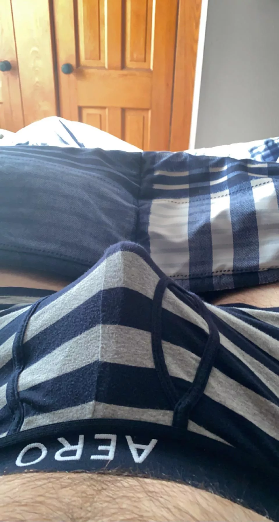 May need to get better underwear so the morning wood can breathe 😉