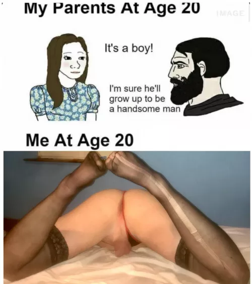 Maybe I can live up to someone else’s expectations 😖