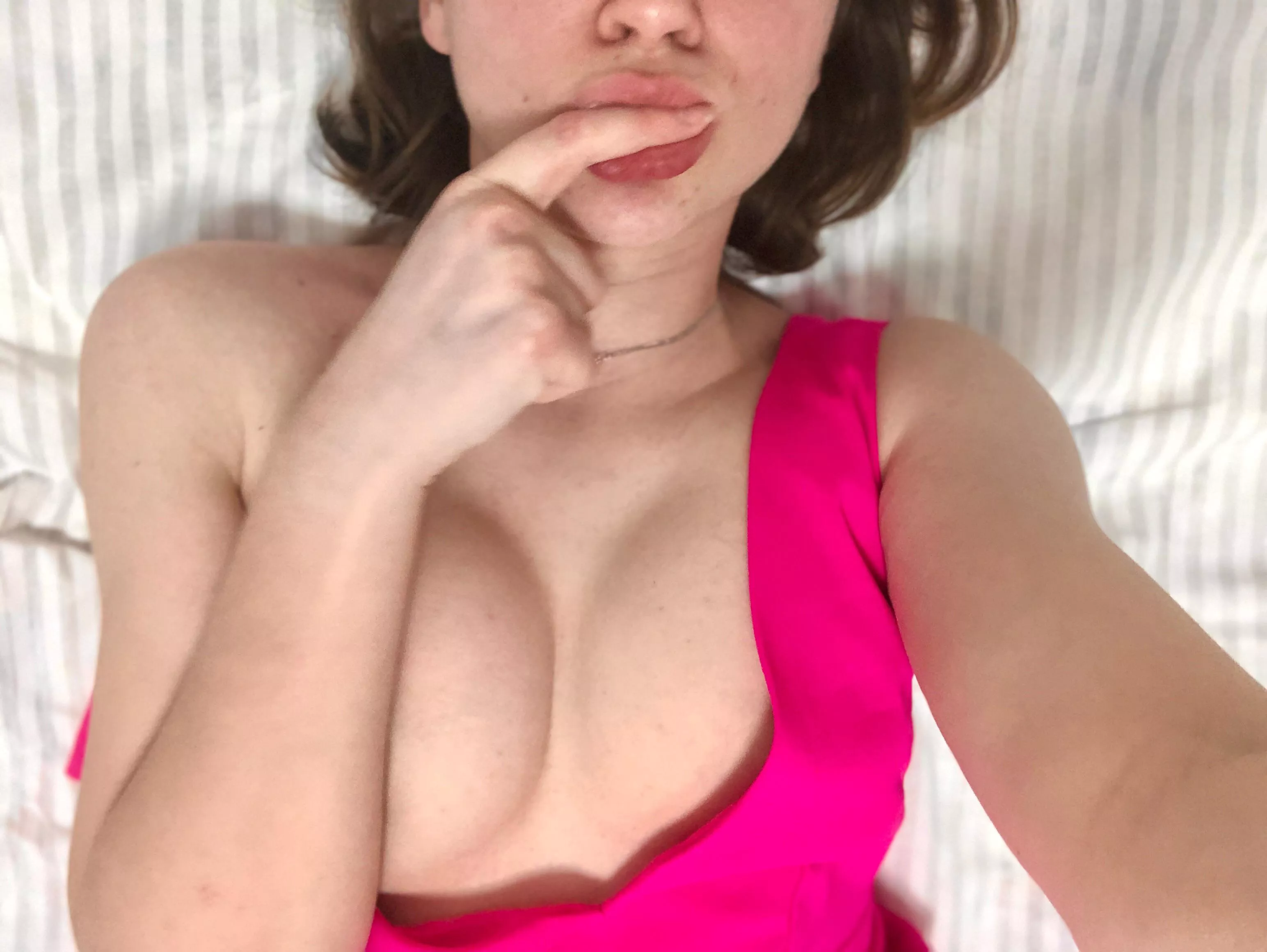 Maybe I look starving but I can’t even handle a thick cock 🥺