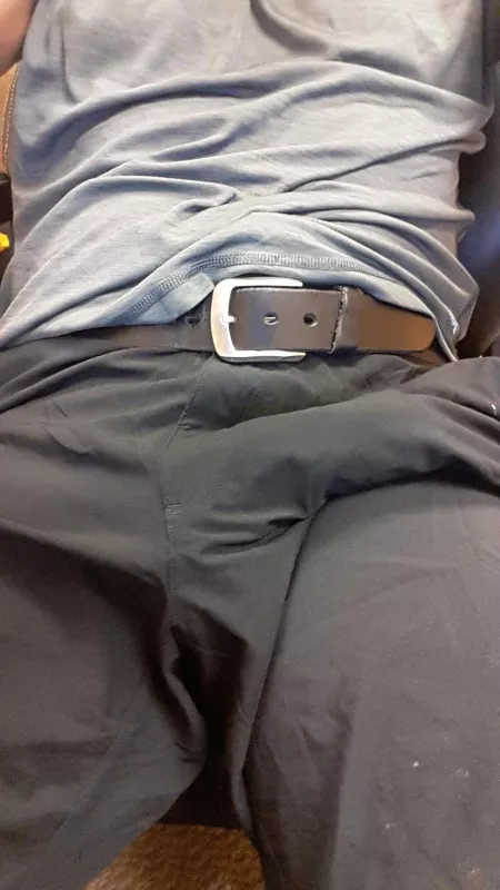 Maybe I should have worn boxers to work.