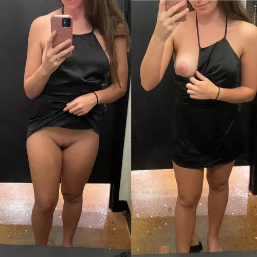 Maybe we could sneak in the dressing room and take care of that boner Maybe we could sneak in the dressing room and take care of that boner