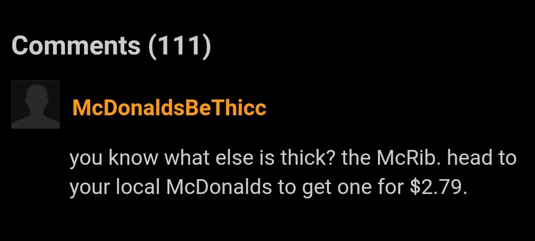 Mc Donald's Do Be Thicc Tho Mc Donald's Do Be Thicc Tho