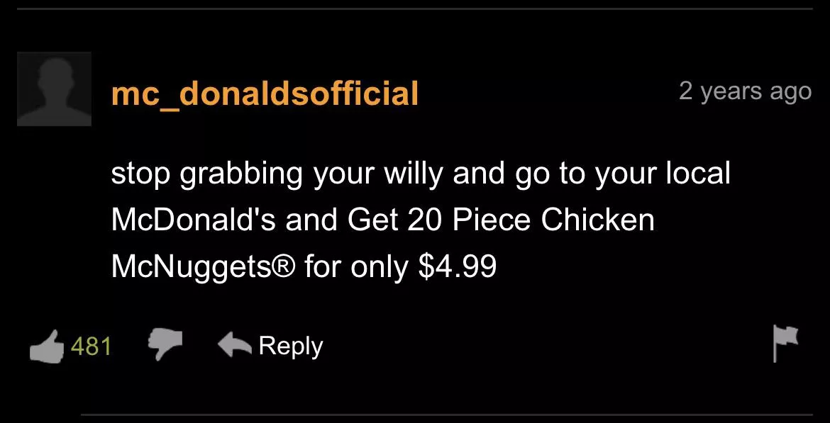 McDonald’s on Pornhub McDonald’s on Pornhub
