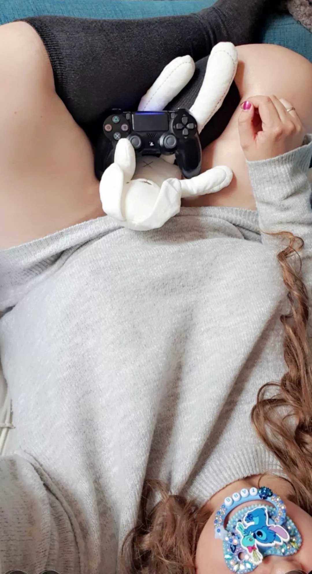 Me and bunbun love playing video games together 🥰