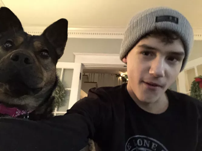 Me and my doggo ! Me and my doggo !