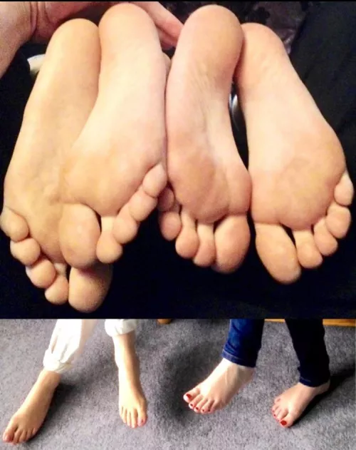 Me and my sisters feet. 20 beautiful little toes but do you know which feet are mine? Me and my sisters feet. 20 beautiful little toes but do you know which feet are mine?