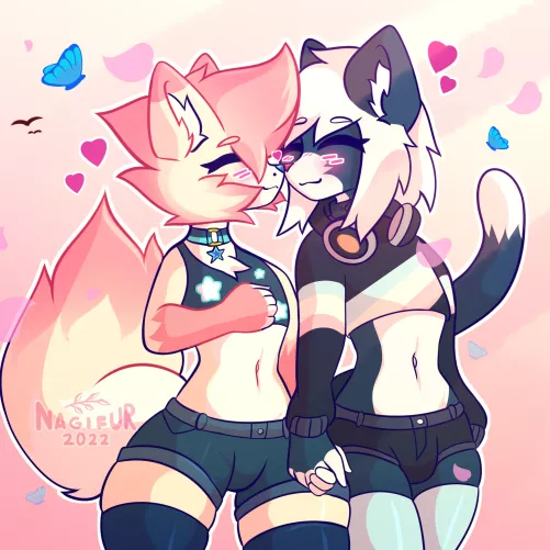 Me and my Valentine Lenni ♥️ | Art by me @nagifur