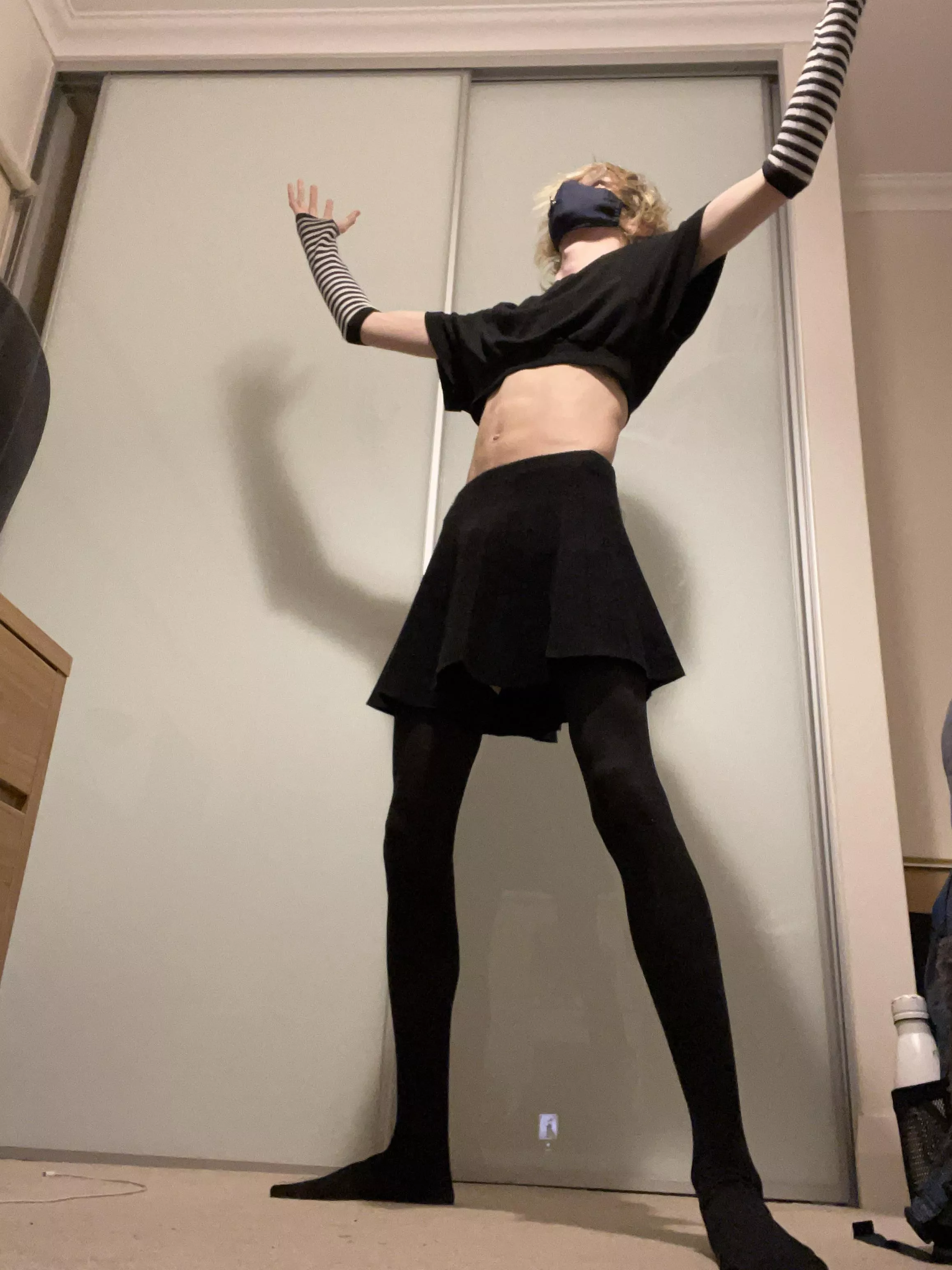 Me celebrating not having to listen to Christmas carols anymore