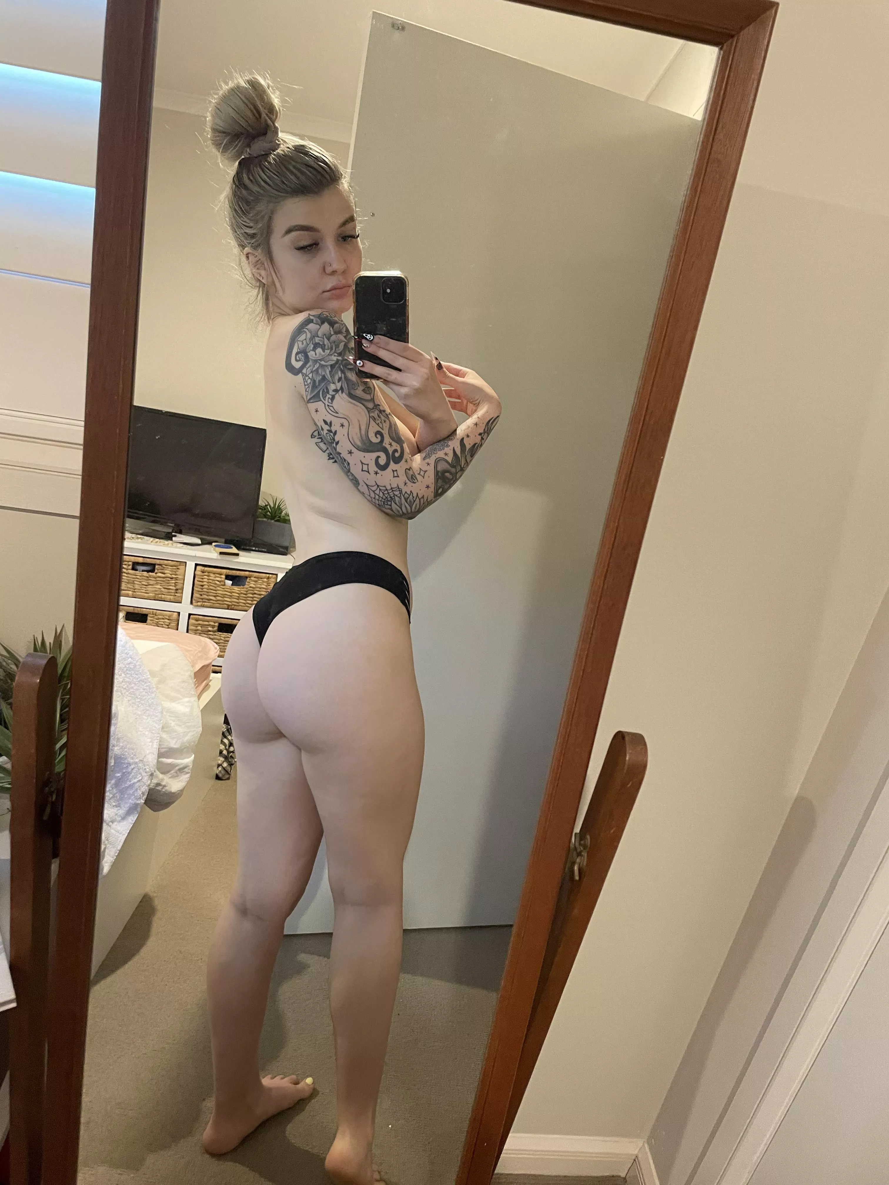 me getting ready this morning ?