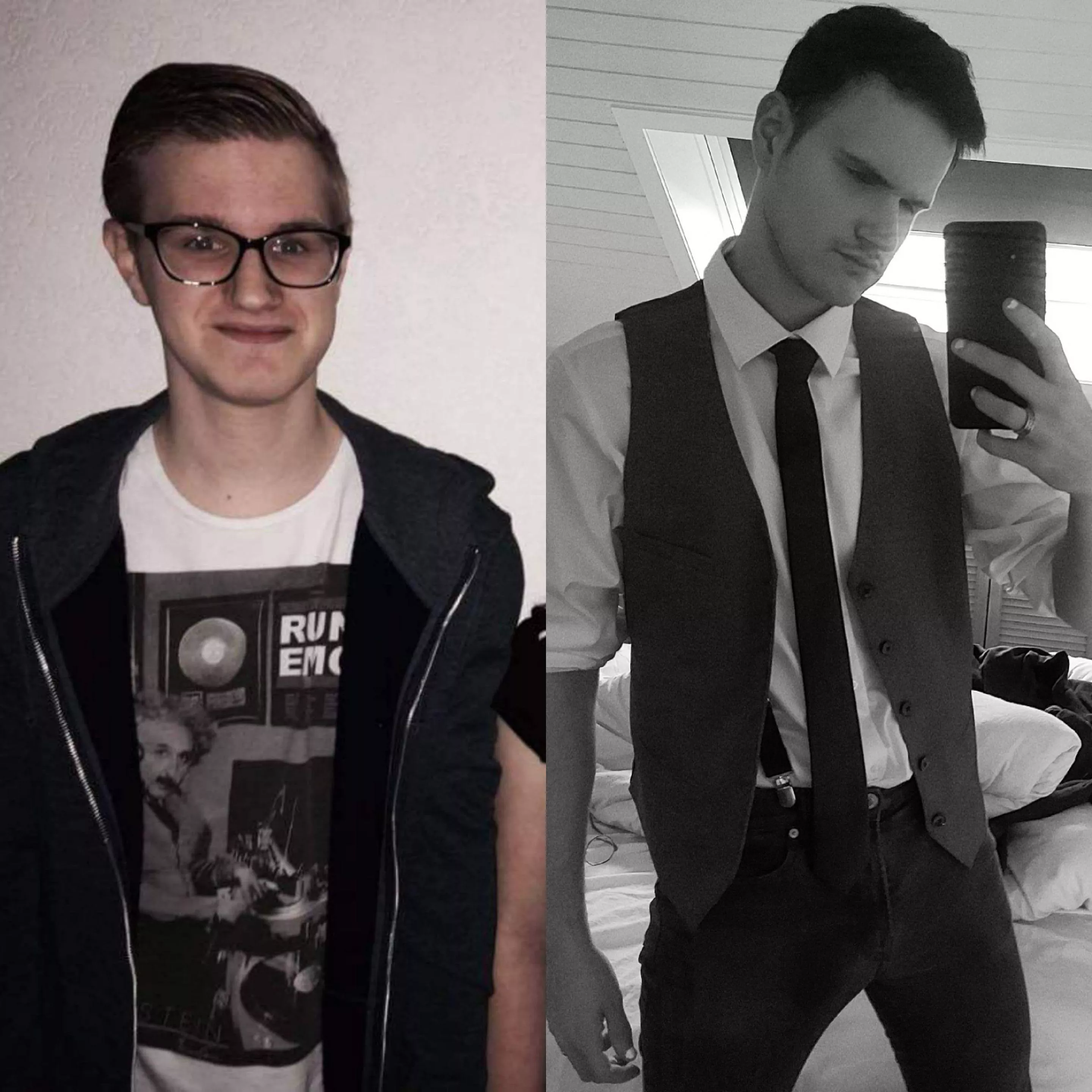 Me in 2016 VS now🥺