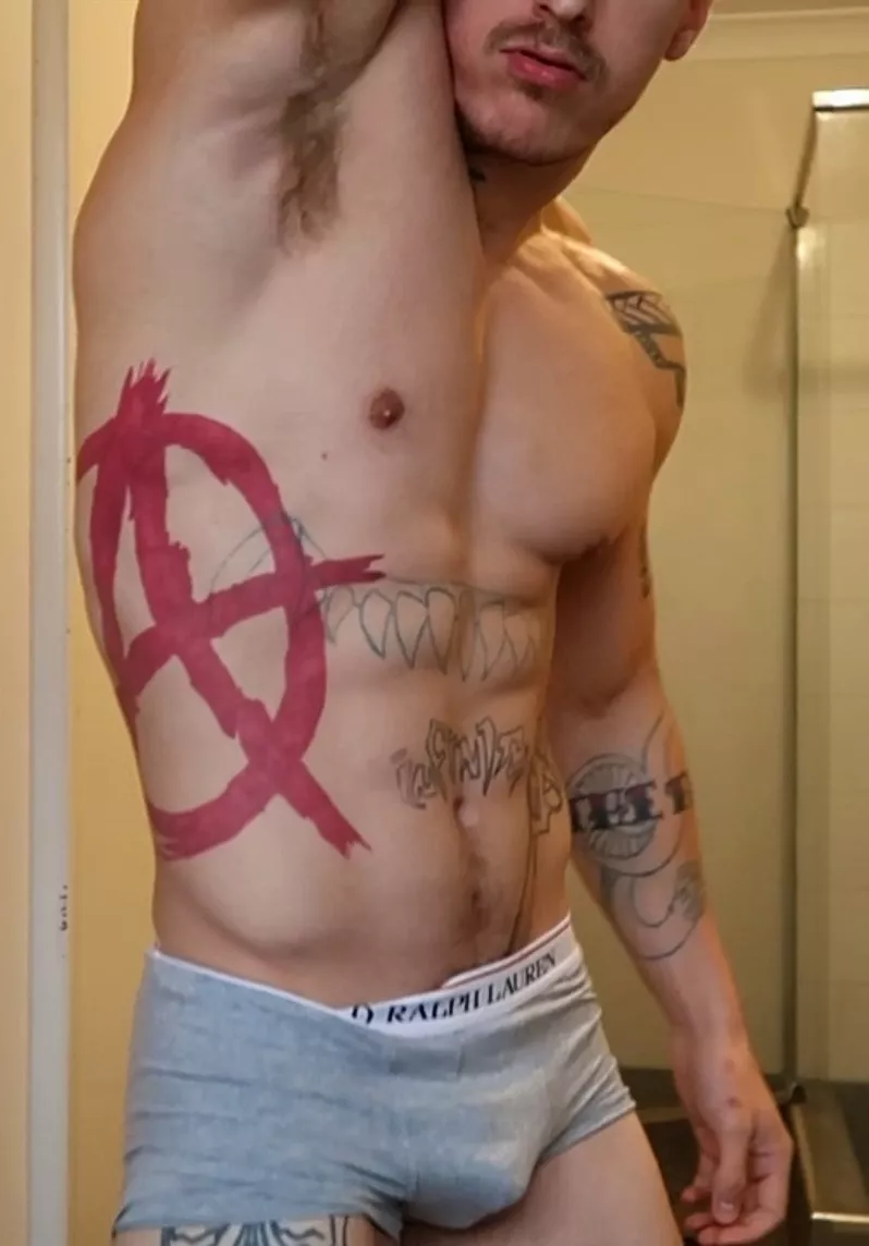 Me in my RL underwear...oh and some muscles