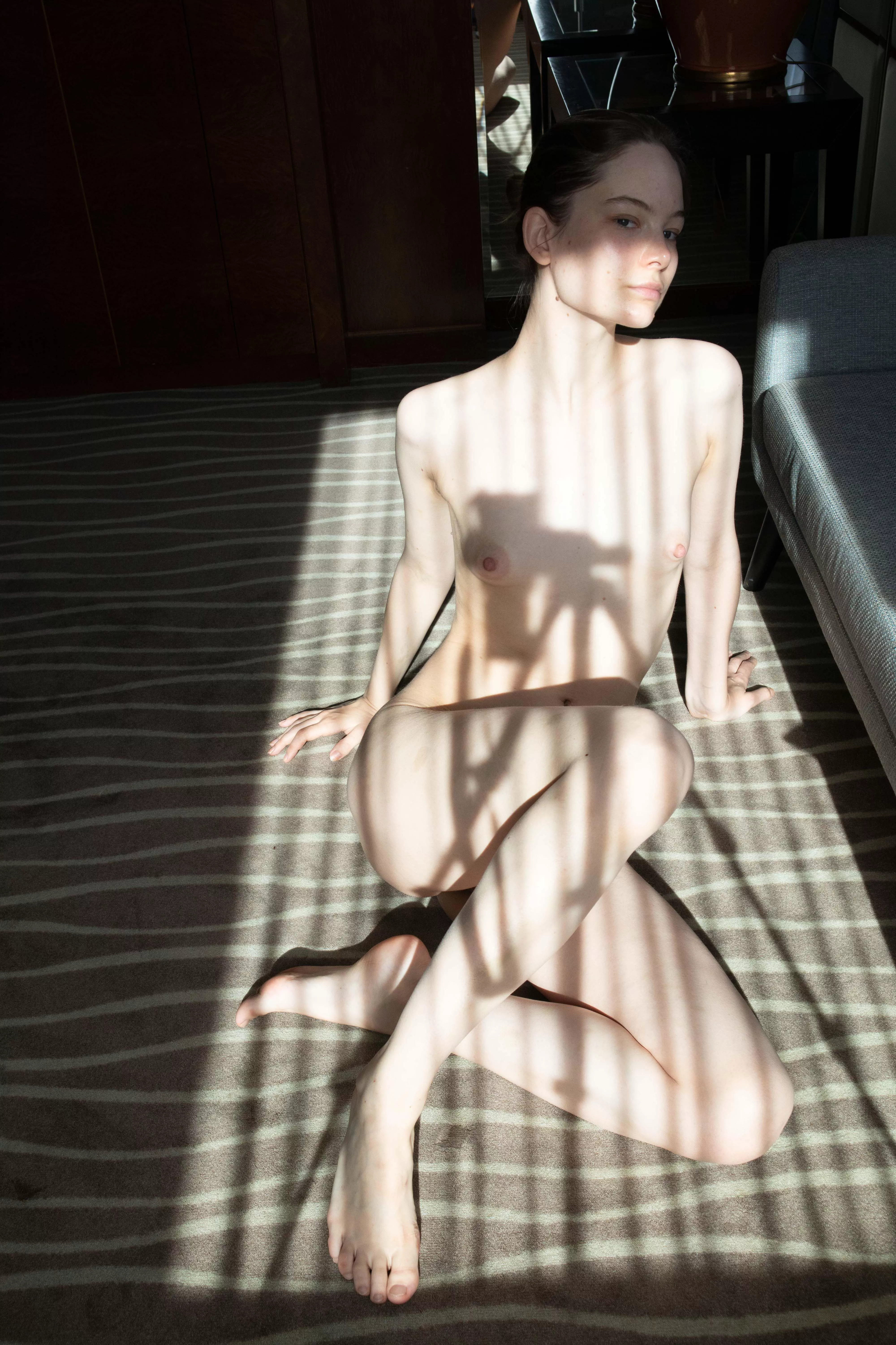 Me taking a nude self portrait Me taking a nude self portrait