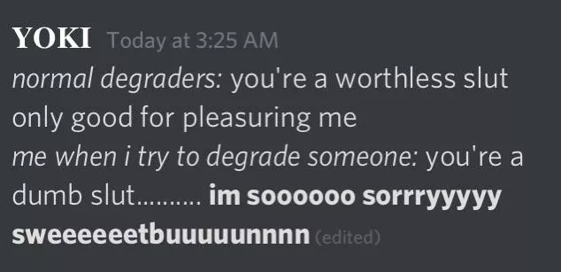 me tryna be a hard dom