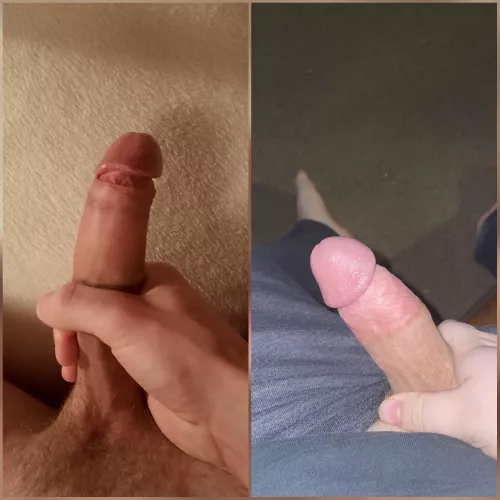 Me vs. @smallguy255 compared 😁 He never stood a change against mine