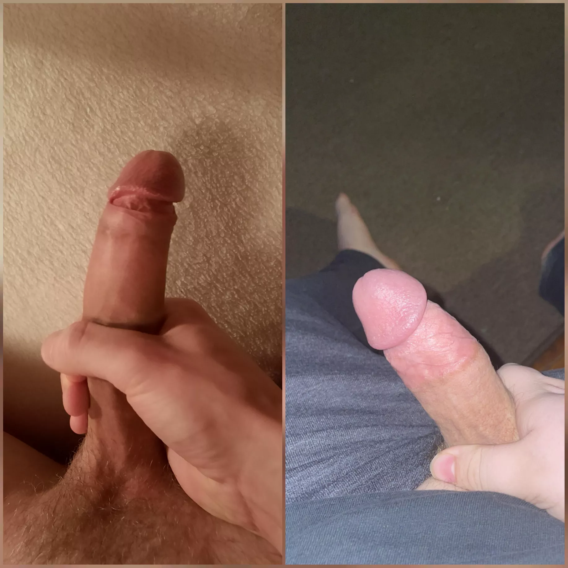 Me vs. @smallguy255 compared 😁 He never stood a change against mine