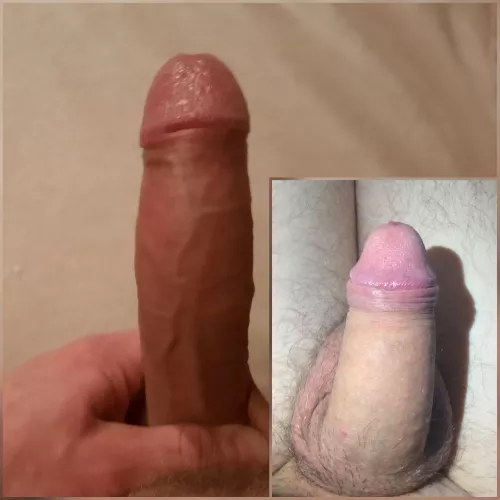 Me vs. @u/Sissy4Ownership compared ๐ He has it quite much smaller than me