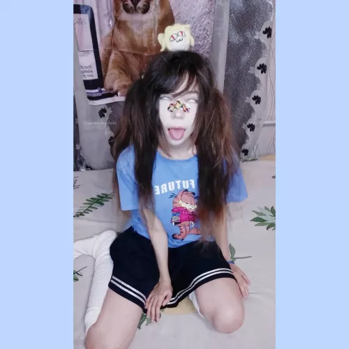 me with my friend on da head! ~ Do u like it?