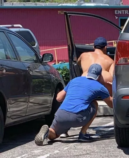 meanwhile in the walmart parking lot meanwhile in the walmart parking lot