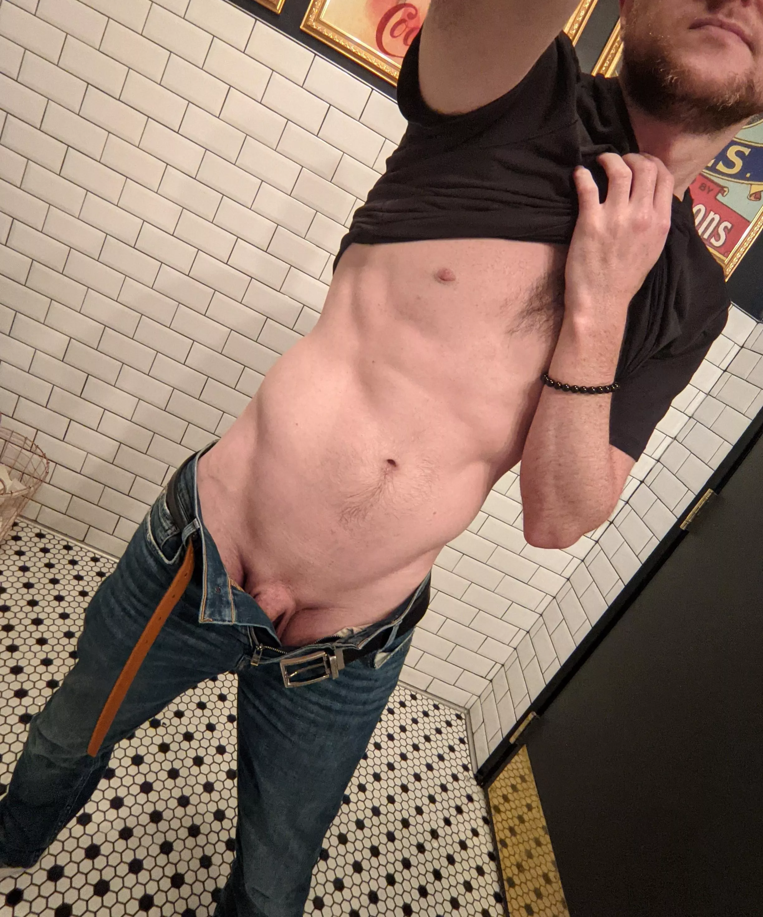 Meet me in the bathroom at the bar? (M) Meet me in the bathroom at the bar? (M)