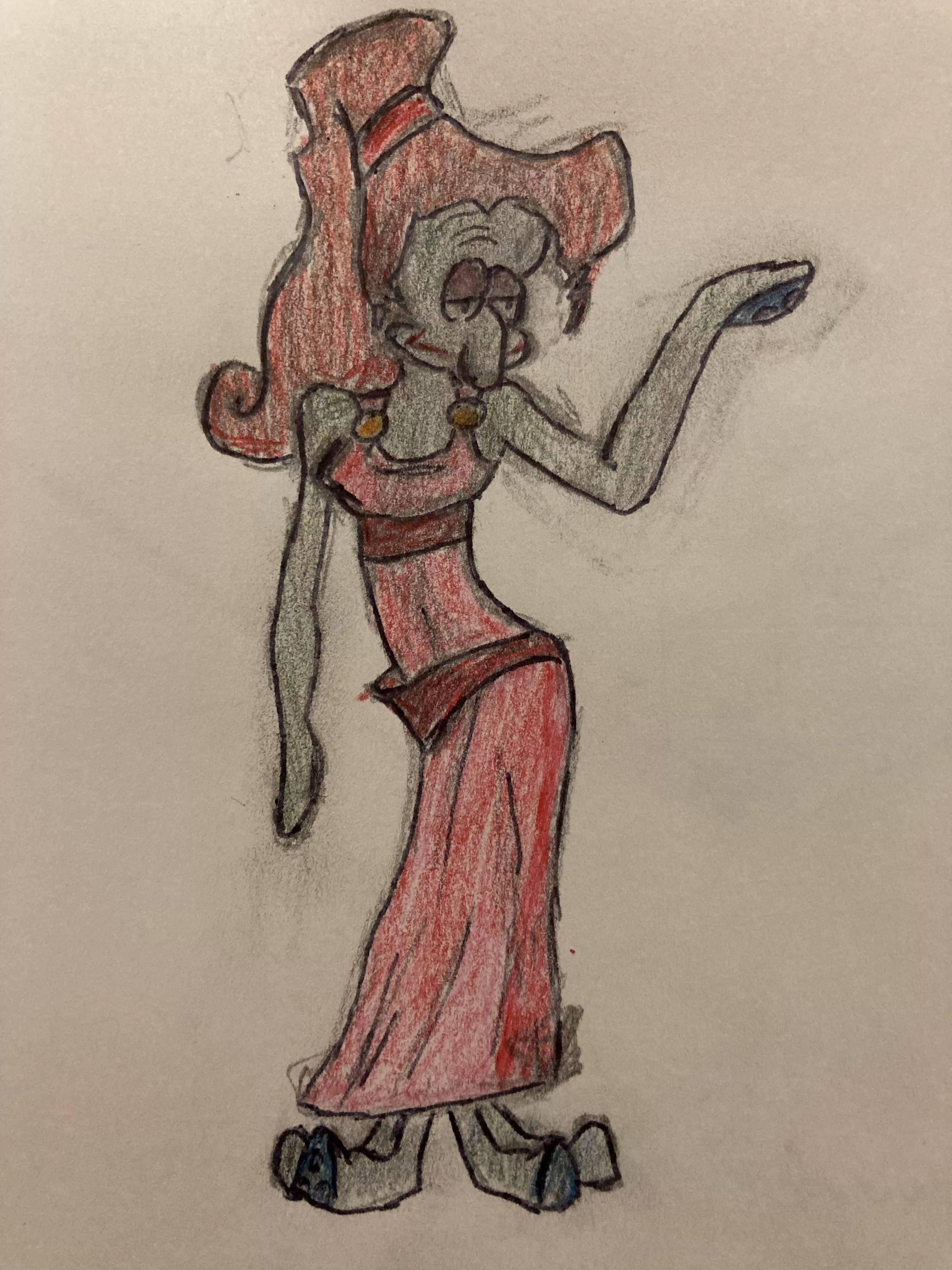Meg as Squidward (credit: u/Ok_Listen1510) Meg as Squidward (credit: u/Ok_Listen1510)