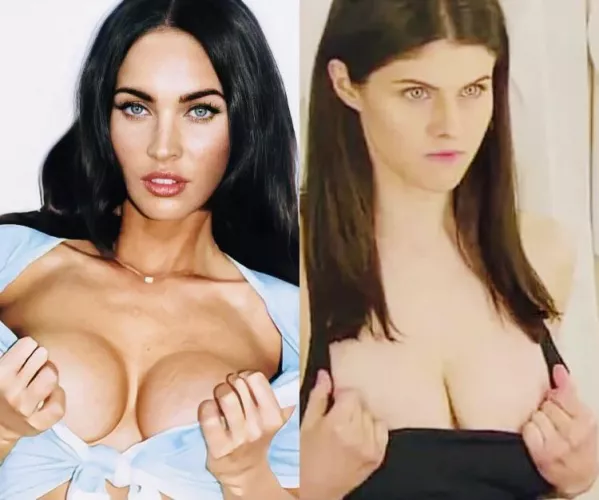 Megan Fox vs Alexandra Daddario Megan Fox vs Alexandra Daddario