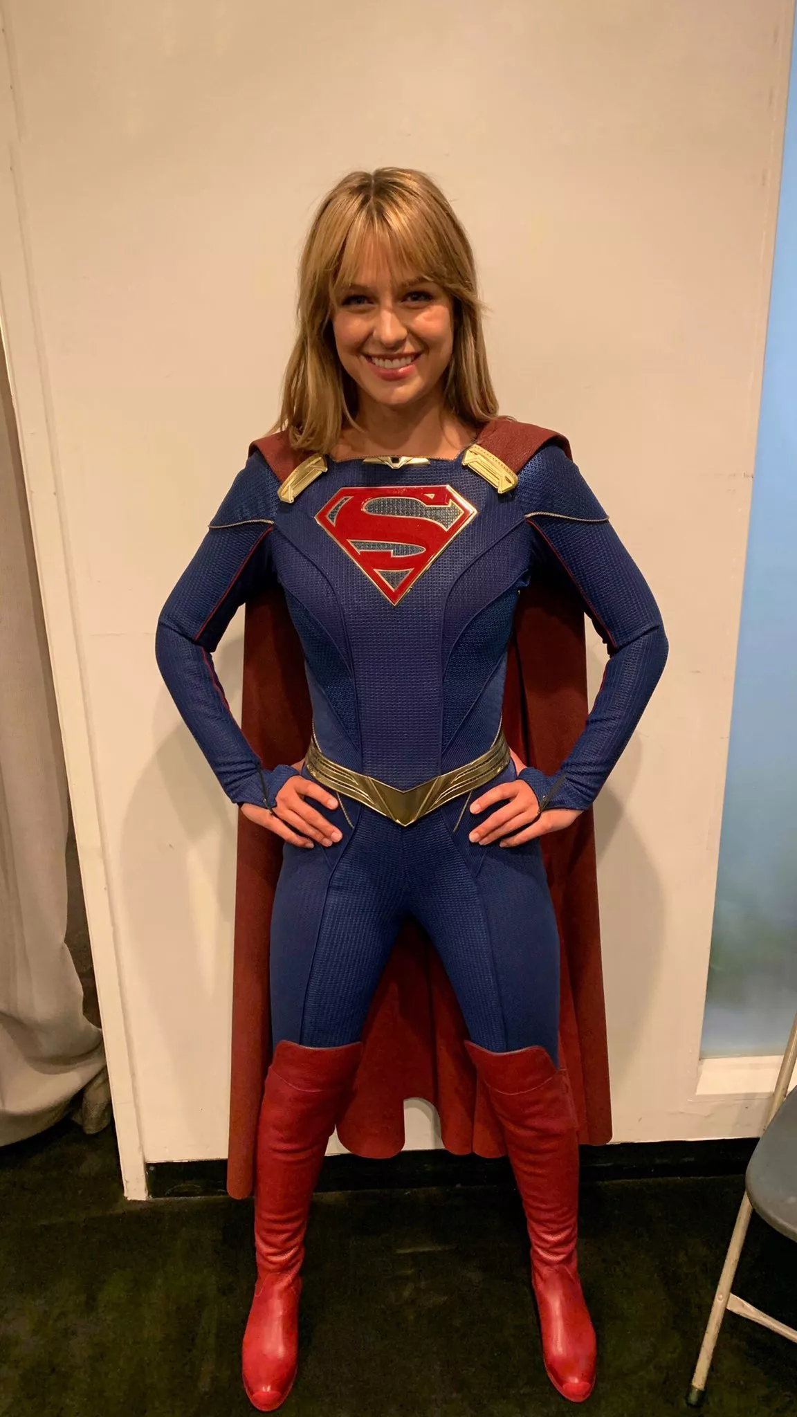 Melissa Benoist dressed as supergirl gets me so horny Melissa Benoist dressed as supergirl gets me so horny