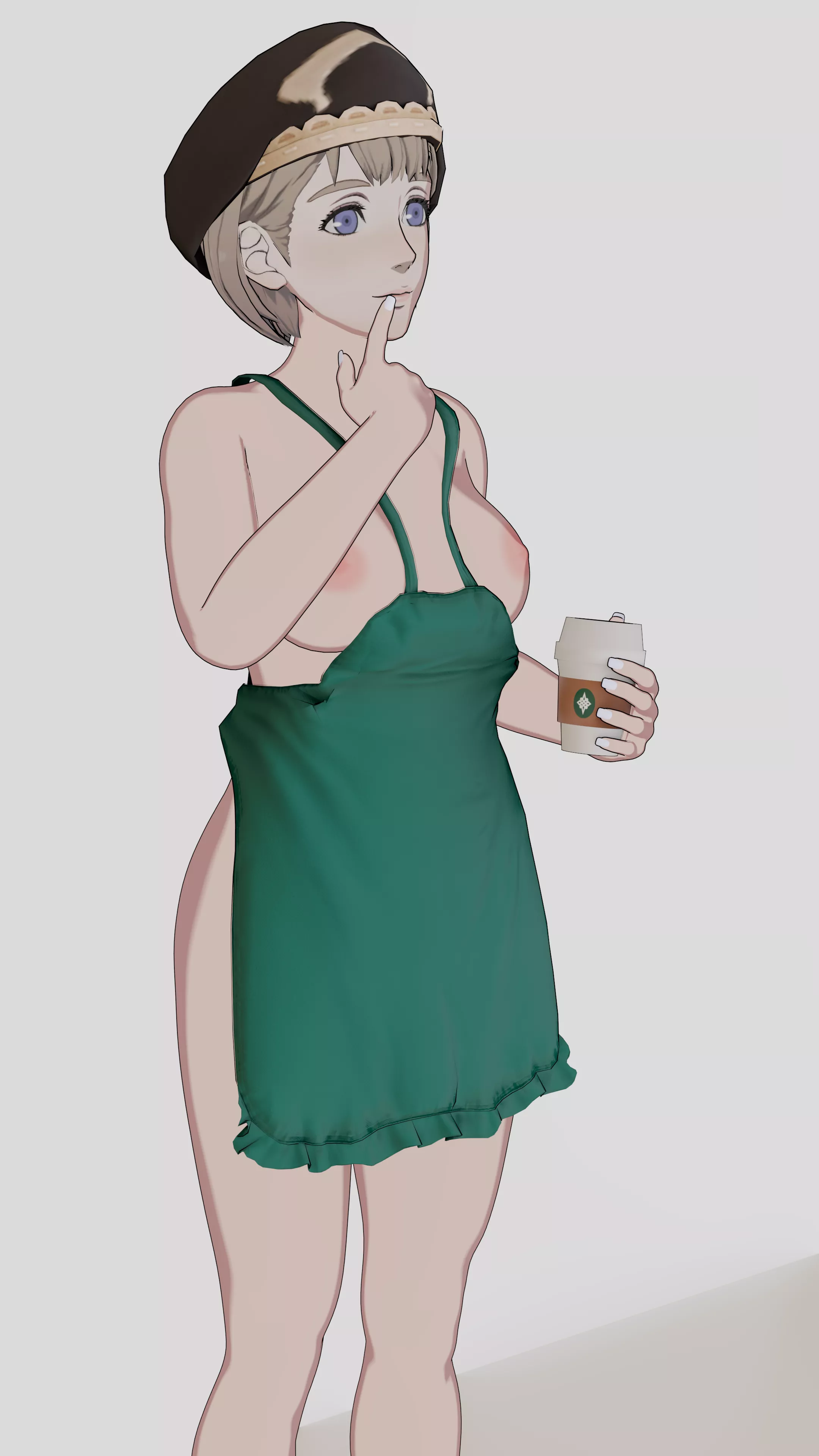 Mercedes taking a coffee order Mercedes taking a coffee order