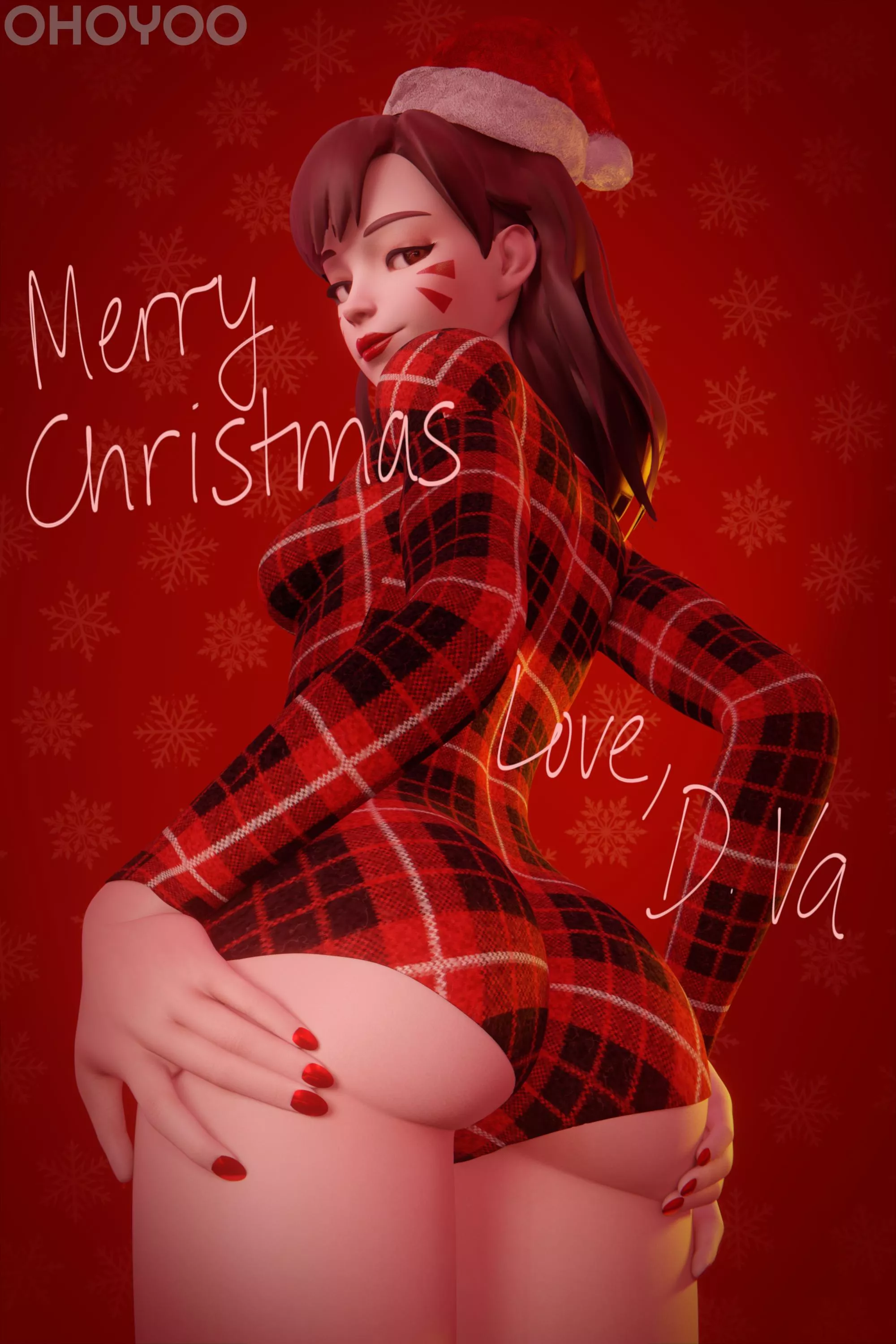 Merry Christmas from D.Va (Ohoyoo)