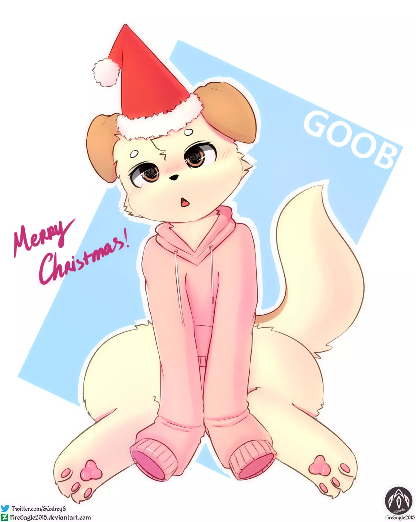 Merry Christmas Goob [Art gift] (Art by me @SCodreyS on Twitter)
