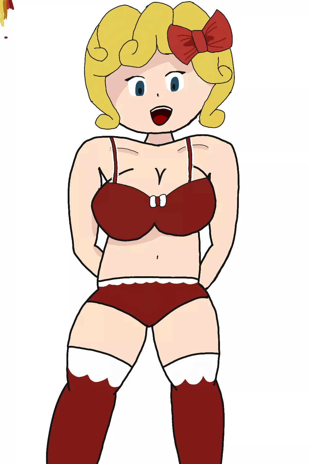 Merry (early) Christmas, here's a crappy drawing! [critique is always welcome]