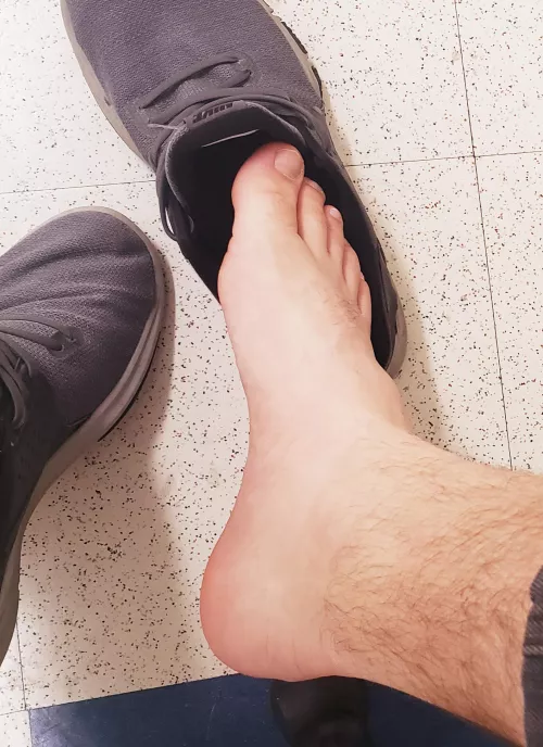 Might stay barefoot at work