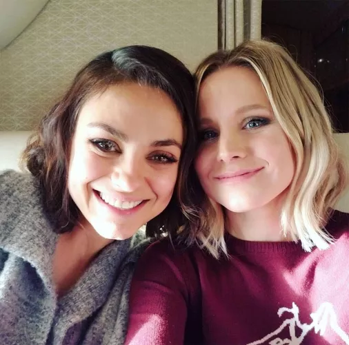 Mika Kunis and Kristen Bell Mika Kunis and Kristen Bell