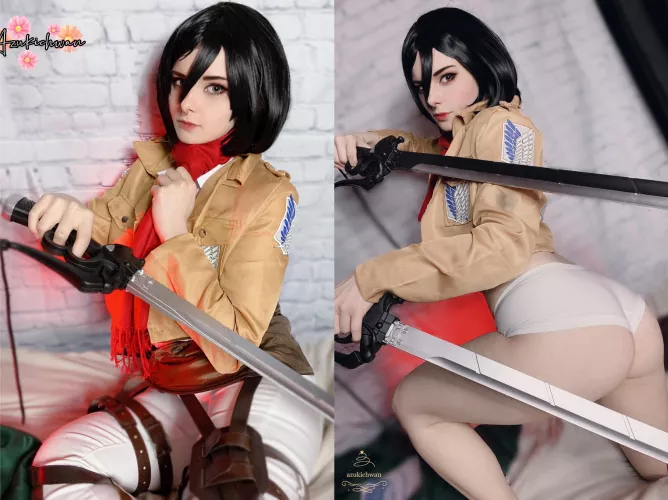 Mikasa Ackerman [Attack On Titan] (azukichwan)
