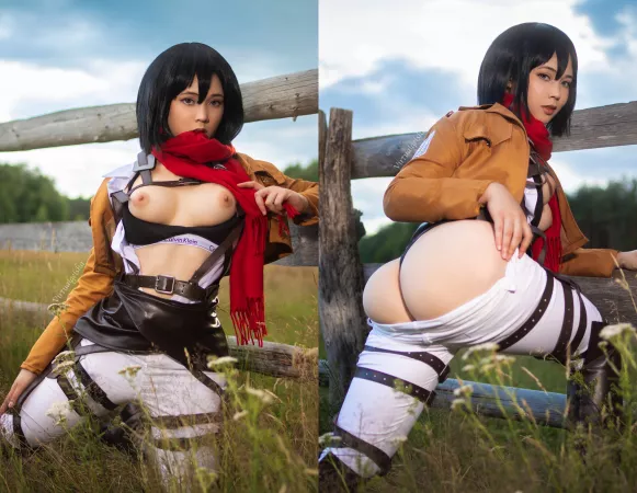 Mikasa Ackerman from AoT by Virtual Geisha Mikasa Ackerman from AoT by Virtual Geisha