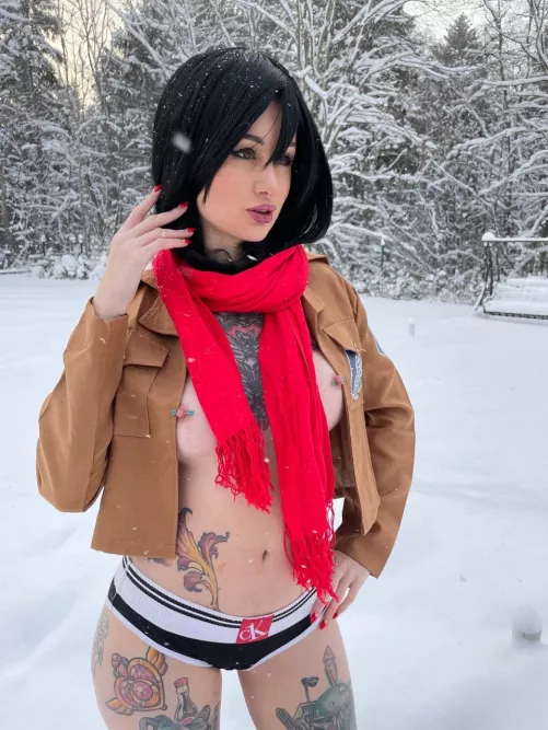 Mikasa from Attack of Titans by Flame Jade