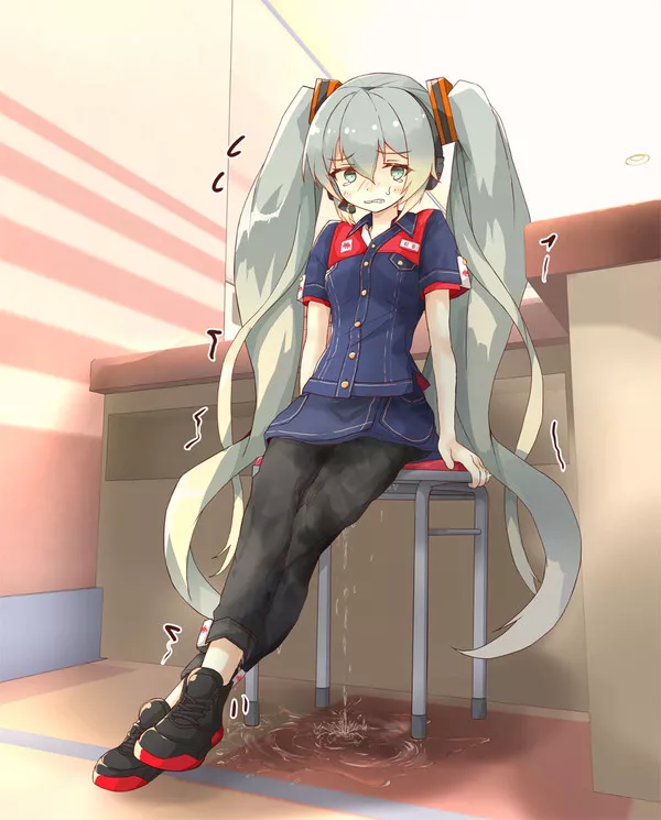 Miku Is Worried About Going To The Bathroom During Work Miku Is Worried About Going To The Bathroom During Work