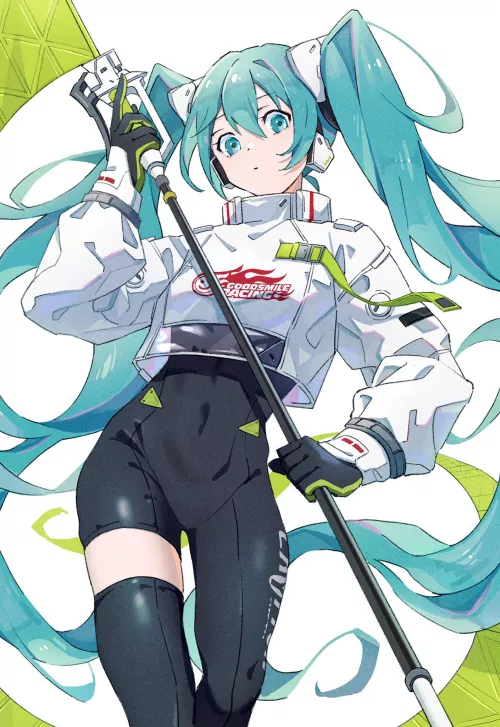Miku racing 2022 by (mele_ck) [Hatsune Miku]
