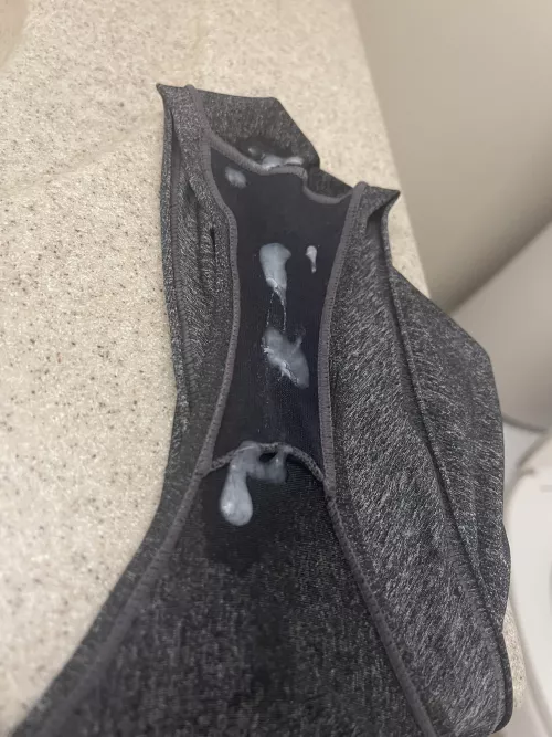MIL left me a present in the hamperโฆ. I filled them with cum and left them out for her to find ๐