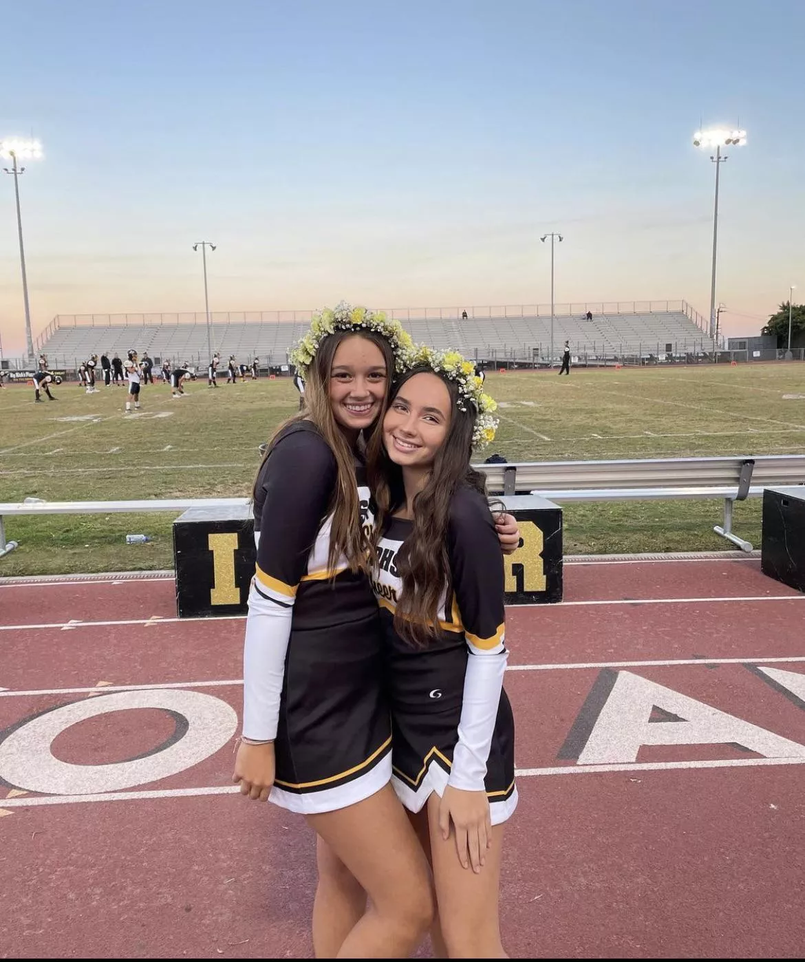 Mila left Sierra right Dm to talk about them