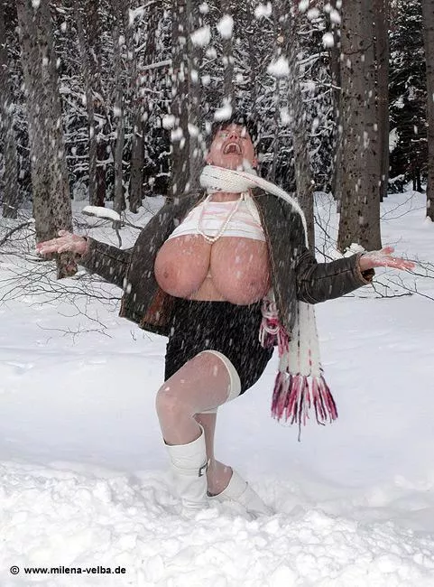 Milena fun in all weather