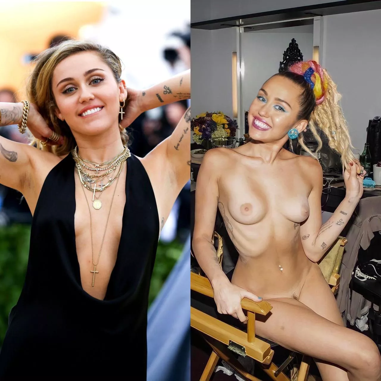 Miley Cyrus Sexting Lookalike Nude.