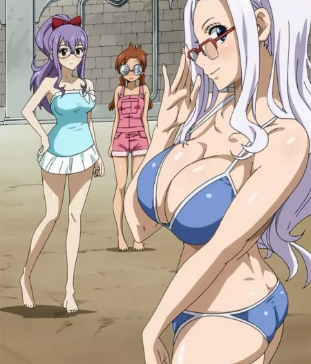 Mirajane with glasses plot from [Fairy Tail]